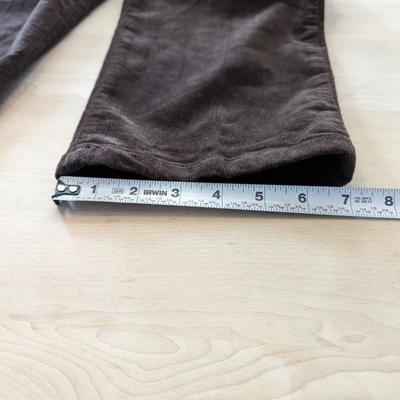 Alia Petite Corduroy brown pants size 8 P in very good condition, no snags - Picture 8 of 9